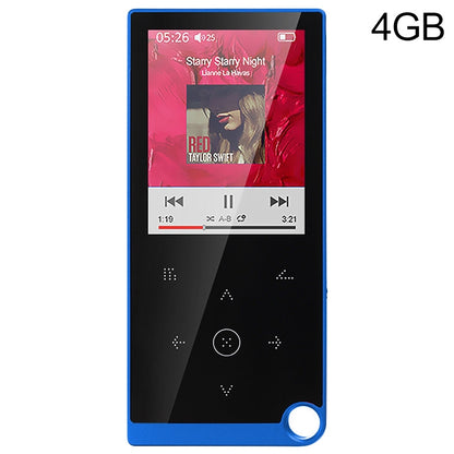 เครื่องเล่นเพลง MP4 / MP3 Lossless แบบสัมผัสขนาด 2.4 นิ้ว รองรับ E-Book / นาฬิกาปลุก / ตั้งเวลาปิดเครื่อง, 4GB without Bluetooth, 8GB without Bluetooth, 16GB without Bluetooth, 4GB Bluetooth Version, 8GB Bluetooth Version, 16GB Bluetooth Version