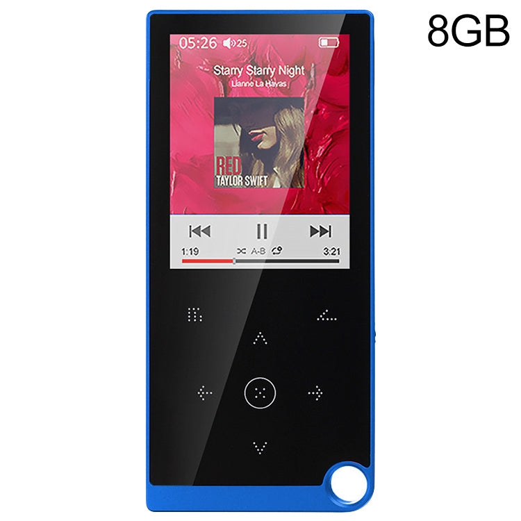 เครื่องเล่นเพลง MP4 / MP3 Lossless แบบสัมผัสขนาด 2.4 นิ้ว รองรับ E-Book / นาฬิกาปลุก / ตั้งเวลาปิดเครื่อง, 4GB without Bluetooth, 8GB without Bluetooth, 16GB without Bluetooth, 4GB Bluetooth Version, 8GB Bluetooth Version, 16GB Bluetooth Version