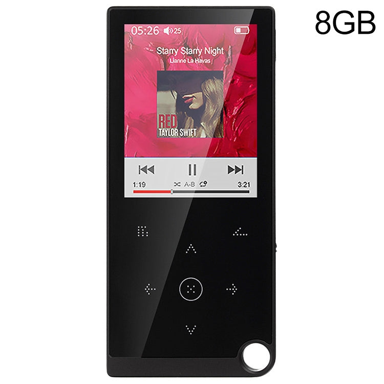 เครื่องเล่นเพลง MP4 / MP3 Lossless แบบสัมผัสขนาด 2.4 นิ้ว รองรับ E-Book / นาฬิกาปลุก / ตั้งเวลาปิดเครื่อง, 4GB without Bluetooth, 8GB without Bluetooth, 16GB without Bluetooth, 4GB Bluetooth Version, 8GB Bluetooth Version, 16GB Bluetooth Version
