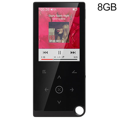 เครื่องเล่นเพลง MP4 / MP3 Lossless แบบสัมผัสขนาด 2.4 นิ้ว รองรับ E-Book / นาฬิกาปลุก / ตั้งเวลาปิดเครื่อง, 4GB without Bluetooth, 8GB without Bluetooth, 16GB without Bluetooth, 4GB Bluetooth Version, 8GB Bluetooth Version, 16GB Bluetooth Version