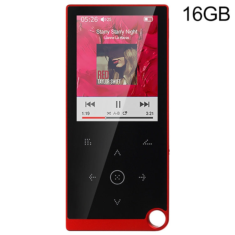 เครื่องเล่นเพลง MP4 / MP3 Lossless แบบสัมผัสขนาด 2.4 นิ้ว รองรับ E-Book / นาฬิกาปลุก / ตั้งเวลาปิดเครื่อง, 4GB without Bluetooth, 8GB without Bluetooth, 16GB without Bluetooth, 4GB Bluetooth Version, 8GB Bluetooth Version, 16GB Bluetooth Version