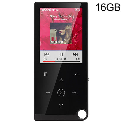 เครื่องเล่นเพลง MP4 / MP3 Lossless แบบสัมผัสขนาด 2.4 นิ้ว รองรับ E-Book / นาฬิกาปลุก / ตั้งเวลาปิดเครื่อง, 4GB without Bluetooth, 8GB without Bluetooth, 16GB without Bluetooth, 4GB Bluetooth Version, 8GB Bluetooth Version, 16GB Bluetooth Version