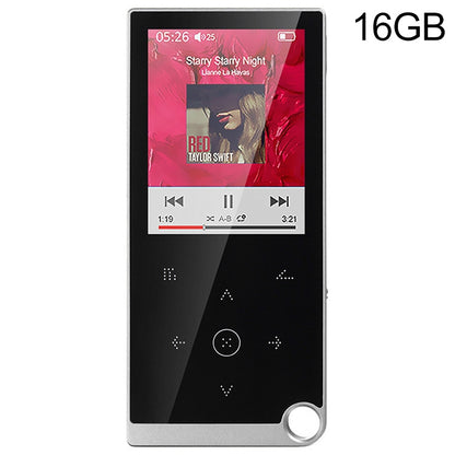 เครื่องเล่นเพลง MP4 / MP3 Lossless แบบสัมผัสขนาด 2.4 นิ้ว รองรับ E-Book / นาฬิกาปลุก / ตั้งเวลาปิดเครื่อง, 4GB without Bluetooth, 8GB without Bluetooth, 16GB without Bluetooth, 4GB Bluetooth Version, 8GB Bluetooth Version, 16GB Bluetooth Version