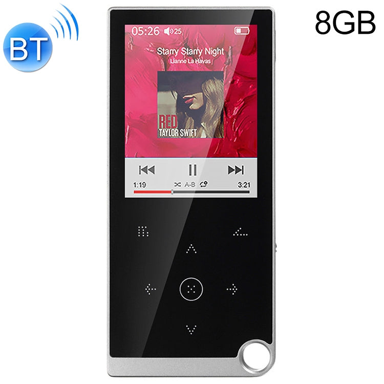 เครื่องเล่นเพลง MP4 / MP3 Lossless แบบสัมผัสขนาด 2.4 นิ้ว รองรับ E-Book / นาฬิกาปลุก / ตั้งเวลาปิดเครื่อง, 4GB without Bluetooth, 8GB without Bluetooth, 16GB without Bluetooth, 4GB Bluetooth Version, 8GB Bluetooth Version, 16GB Bluetooth Version