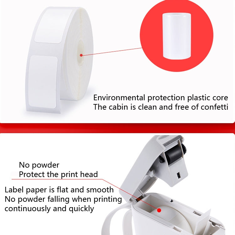 2 PCS ซูเปอร์มาร์เก็ตสินค้าสติกเกอร์ป้ายราคากระดาษ Self-Adhesive ป้ายความร้อนกระดาษสำหรับ NIIMBOT D11, White 12x22mm 260 Sheets, White 12x40mm 160 Sheets, White 15x50mm 130 Sheets, Warm Yellow 12x40mm 160 Sheets
