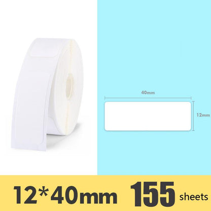2 PCS ซูเปอร์มาร์เก็ตสินค้าสติกเกอร์ป้ายราคากระดาษ Self-Adhesive ป้ายความร้อนกระดาษสำหรับ NIIMBOT D11, White 12x22mm 260 Sheets, White 12x40mm 160 Sheets, White 15x50mm 130 Sheets, Warm Yellow 12x40mm 160 Sheets
