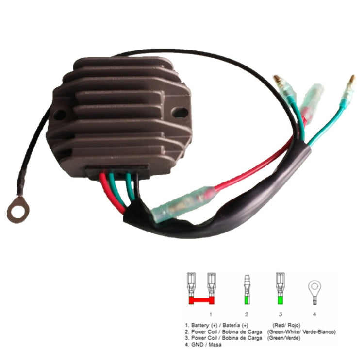 2011.13 วงจรเรียงกระแสรถจักรยานยนต์สำหรับ YAMAHA 15HP 20HP / SH76314 6ah-81960-00-00, 2011.13