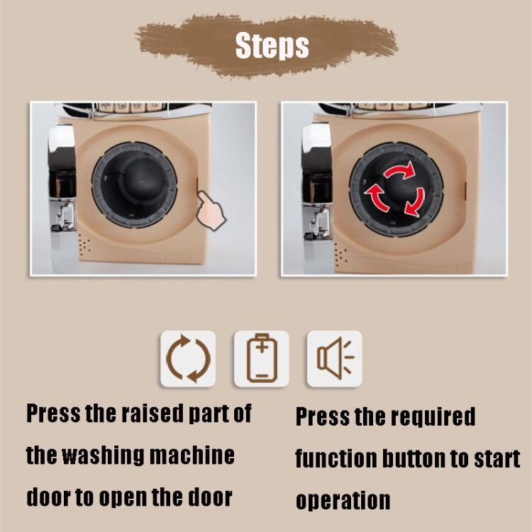 จำลองปริศนาครัวของเล่นเล่นบ้านเครื่องใช้ในครัวรุ่น, Washing Machine, Bread Machine, Stove Oven, Water Dispenser, Microwave Oven, Egg Steamer, Juicer