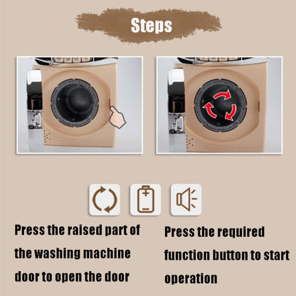 จำลองปริศนาครัวของเล่นเล่นบ้านเครื่องใช้ในครัวรุ่น, Washing Machine, Bread Machine, Stove Oven, Water Dispenser, Microwave Oven, Egg Steamer, Juicer