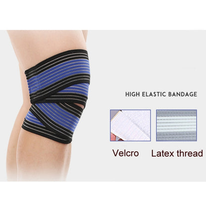 2 PCS Elastic Winding Knee Pads สายรัดเลกกิ้งขี่ปีนเขาแบบแรงดันสูง, ความยาว: 180 ซม, 180cm