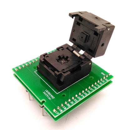 QFN32-0.5 Burning ที่นั่งชิปทดสอบที่นั่งพลิกกระสุน Double-Layer BOARD การเขียนโปรแกรมที่นั่ง, QFN32-0.5