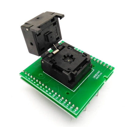 QFN32-0.5 Burning ที่นั่งชิปทดสอบที่นั่งพลิกกระสุน Double-Layer BOARD การเขียนโปรแกรมที่นั่ง, QFN32-0.5