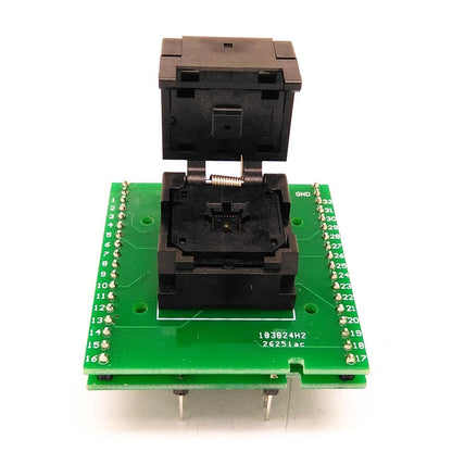 QFN32-0.5 Burning ที่นั่งชิปทดสอบที่นั่งพลิกกระสุน Double-Layer BOARD การเขียนโปรแกรมที่นั่ง, QFN32-0.5