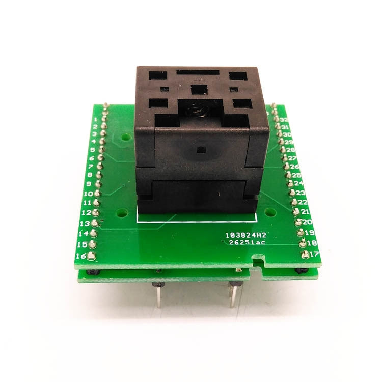 QFN32-0.5 Burning ที่นั่งชิปทดสอบที่นั่งพลิกกระสุน Double-Layer BOARD การเขียนโปรแกรมที่นั่ง, QFN32-0.5