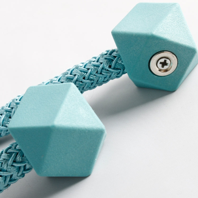 CK-17 4 ชิ้น Magic Cube ผ้าม่านเรียบง่ายหัวเข็มขัดแม่เหล็กติดตั้งฟรีสายรัดผ้าม่าน