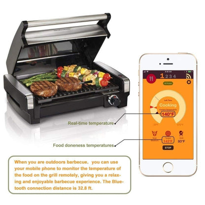 TY530 BBQ Probe เครื่องวัดอุณหภูมิบลูทูธไร้สาย APP โทรศัพท์มือถือครัวอาหารบาร์บีคิวเตาอบเครื่องวัดอุณหภูมิ, Food Temperature Range: -40-100 degree