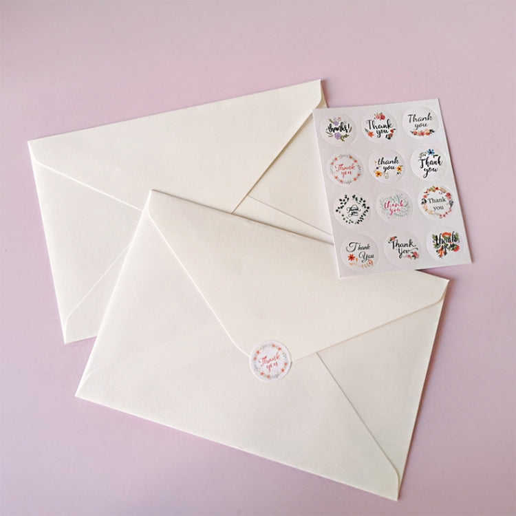 50 ชิ้น ขอบคุณ สติกเกอร์ปิดผนึก 12 ขอบคุณ สติกเกอร์ปิดผนึกแบบกลม, Thankyou Stickers