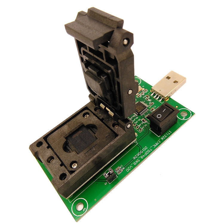 EMCP221 Flip Shrapnel ไปยังซ็อกเก็ตทดสอบ USB Burn Socket