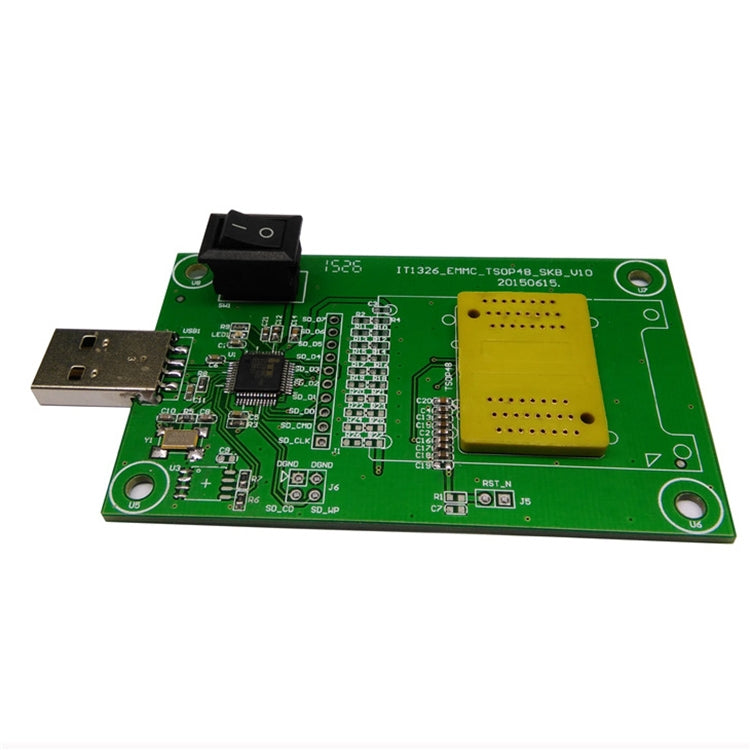 EMCP162/168 พลิกกระสุน USB ซ็อกเก็ตทดสอบ EMCP ซ็อกเก็ตการเขียนโปรแกรมโทรศัพท์มือถือตัวอักษรอ่าน-เขียนซ็อกเก็ต