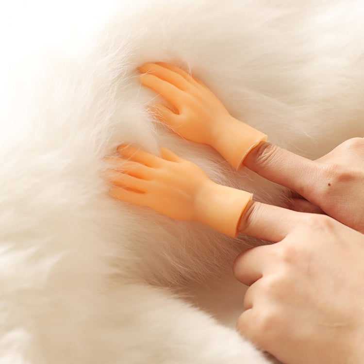เตียงนิ้วนวดสัตว์เลี้ยง 3 ชิ้นและถุงมือแมว, Massage Finger