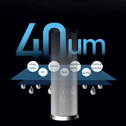 304 สแตนเลส Pre-Filter ในครัวเรือนน้ำประปาเครื่องกรองน้ำกลาง, Water Purifier