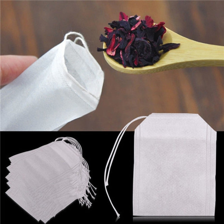 100 ชิ้น/ล็อต Teabags ถุงชาหอมพร้อมซีลกระดาษกรอง,ขนาด: 5.5x7 ซม., Teabags