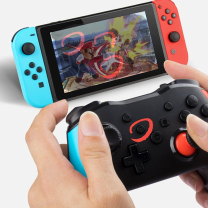 NS009 เกมแพดบลูทูธไร้สายแบบสั่นสะเทือน 6 แกนสำหรับ Switch Pro