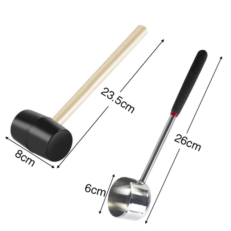 เครื่องมือเปิดมะพร้าวสแตนเลส 304 ชุดเครื่องมือโกนกะลามะพร้าว, 2 in 1 Coconut Opener