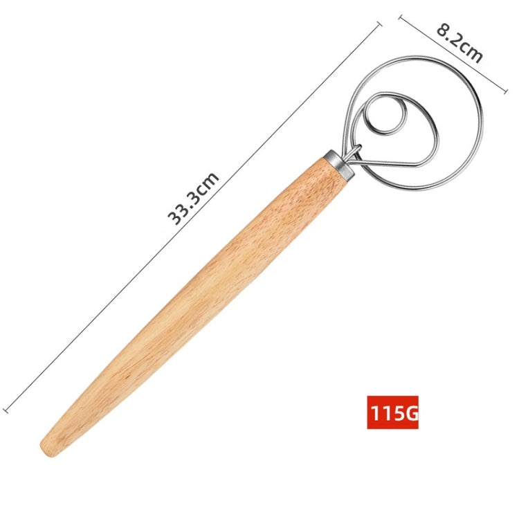 2 ชิ้น 13 นิ้วโอ๊คจับแป้งผสมแป้งสแตนเลสก้านผสมคอยล์ปัด, Single Circle Agitator, Double Circle Agitator, Three Circle Agitator