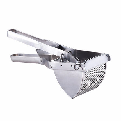 เครื่องบดมันฝรั่งแบบแมนนวล เครื่องคั้นน้ำผลไม้มันฝรั่งบดสแตนเลส, Potato Masher