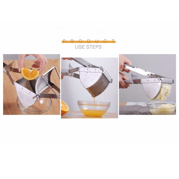 เครื่องบดมันฝรั่งแบบแมนนวล เครื่องคั้นน้ำผลไม้มันฝรั่งบดสแตนเลส, Potato Masher