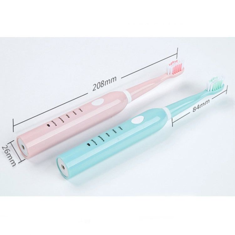 DELIPU แปรงสีฟันไฟฟ้าแบบชาร์จไฟได้โซนิคปรับความเร็ว 5 ระดับเด็กผู้ใหญ่ในครัวเรือนกันน้ำผมนุ่มไวท์เทนนิ่งแปรงสีฟัน, USB Charging Cable  (Blue), USB Charging Cable (White), USB Charging Stand (Blue), USB Charging Stand(Pink), USB Charging Stand(White)