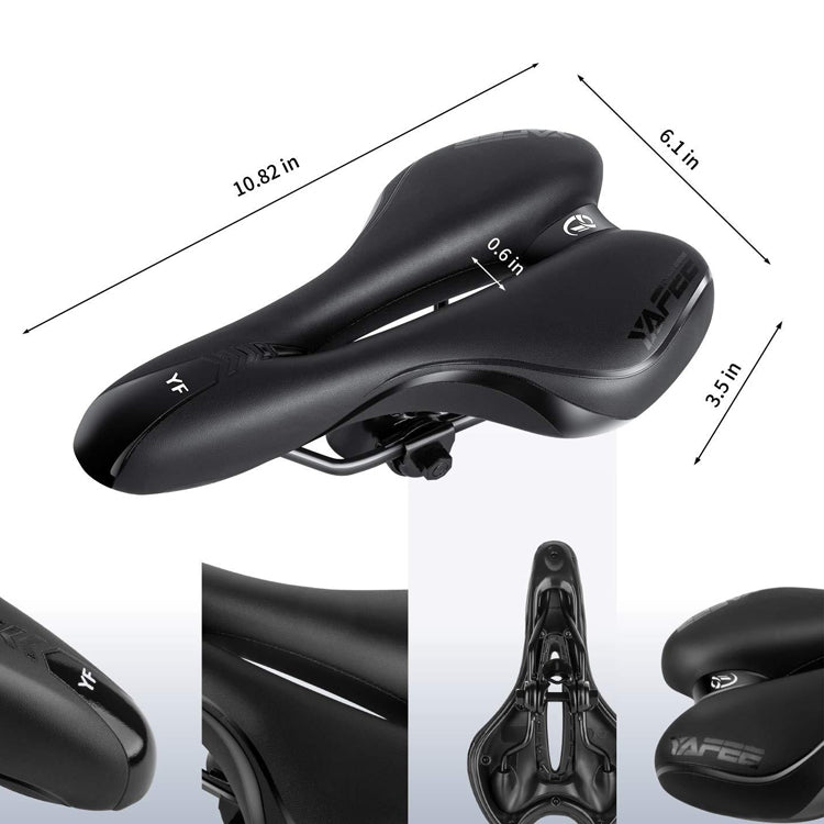YAFEE YF-1034-3 เบาะนั่งจักรยานเสือภูเขาแบบนุ่มจักรยานเสือภูเขากลวงระบายอากาศอานเบาะนั่งเบาะจักรยาน, YF-1034-3