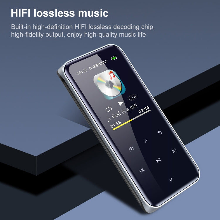 เครื่องเล่น MP3 หน้าจอสัมผัสบลูทูธแบบพกพาเครื่องบันทึก E-Book, 4GB, 8GB, 16GB, 32GB
