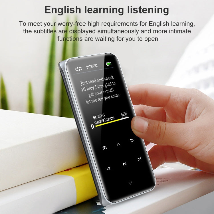 เครื่องเล่น MP3 หน้าจอสัมผัสบลูทูธแบบพกพาเครื่องบันทึก E-Book, 4GB, 8GB, 16GB, 32GB