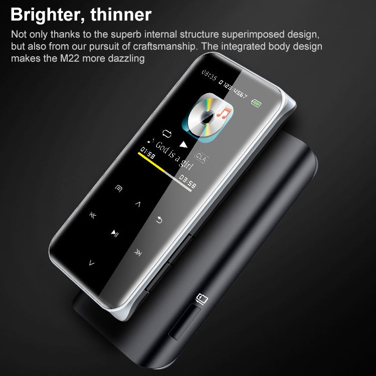 เครื่องเล่น MP3 หน้าจอสัมผัสบลูทูธแบบพกพาเครื่องบันทึก E-Book, 4GB, 8GB, 16GB, 32GB