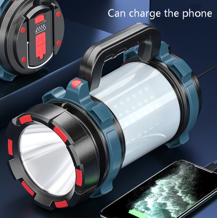 Glare ไฟฉายแบบพกพา Mountaineering กันน้ำ Patrol ไฟฉายแบบชาร์จไฟได้, 4800mAh
