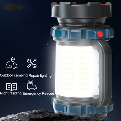 Glare ไฟฉายแบบพกพา Mountaineering กันน้ำ Patrol ไฟฉายแบบชาร์จไฟได้, 4800mAh