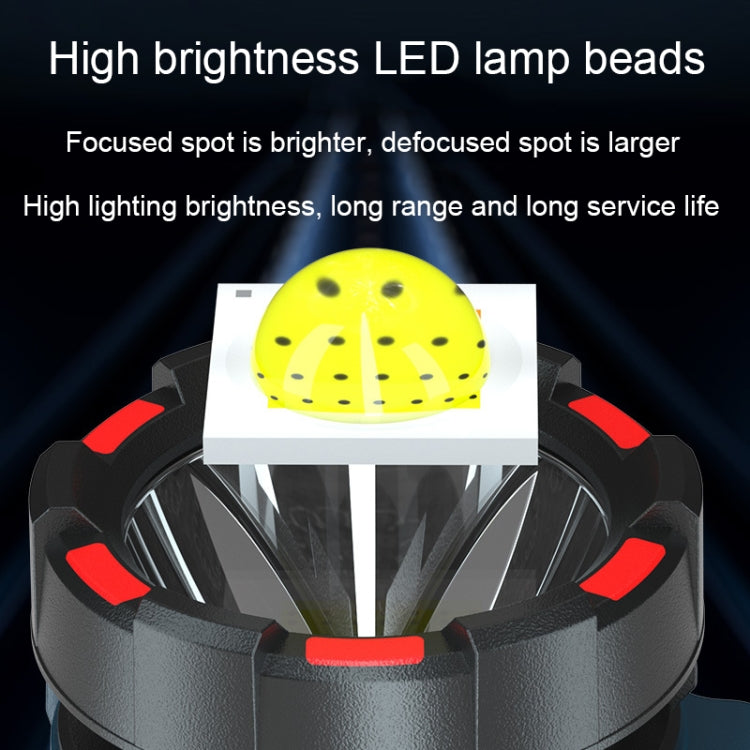 Glare ไฟฉายแบบพกพา Mountaineering กันน้ำ Patrol ไฟฉายแบบชาร์จไฟได้, 4800mAh