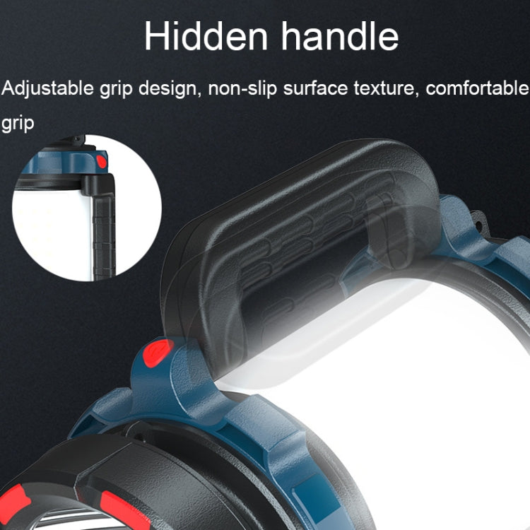 Glare ไฟฉายแบบพกพา Mountaineering กันน้ำ Patrol ไฟฉายแบบชาร์จไฟได้, 4800mAh