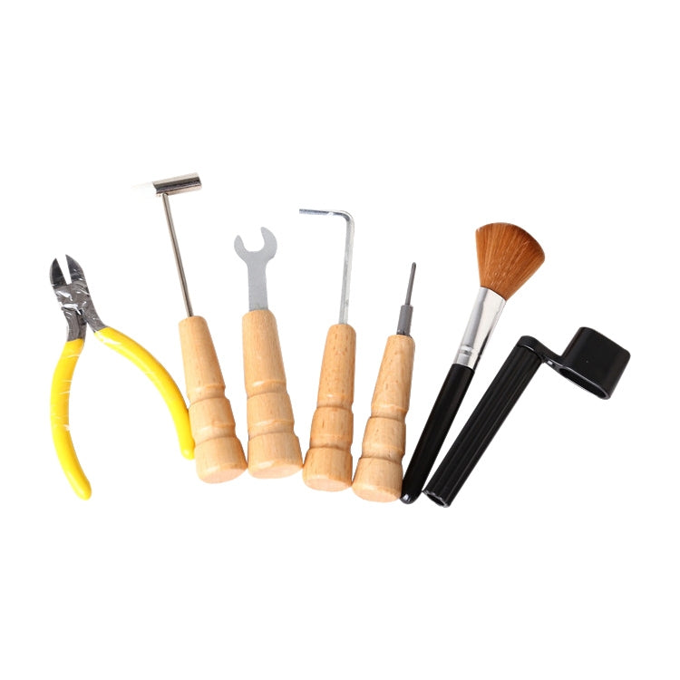 7 ชิ้นชุดเปลี่ยนสายกีตาร์ชุดกีตาร์ Repair & Care TOOL, Guitar String Changing Kit