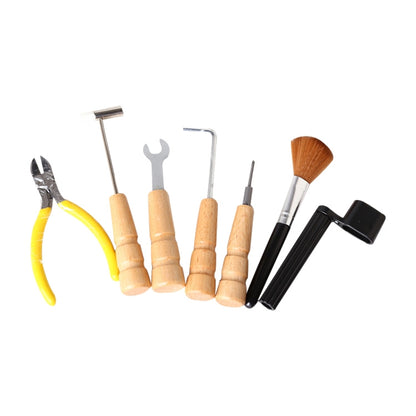 7 ชิ้นชุดเปลี่ยนสายกีตาร์ชุดกีตาร์ Repair & Care TOOL, Guitar String Changing Kit