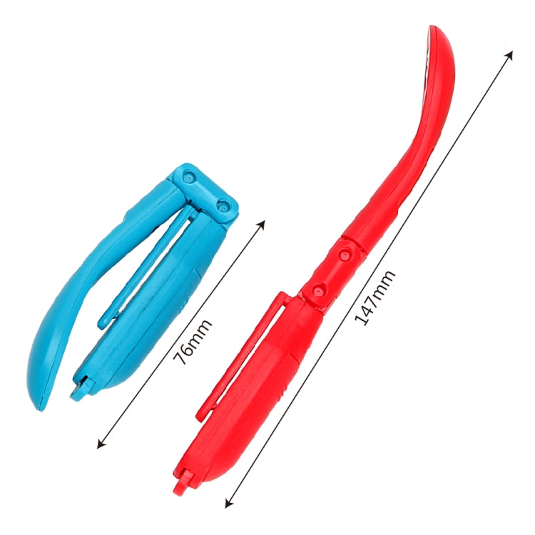 5 ชิ้นมินิป้องกันดวงตาคลิปบนหนังสือไฟพับ LED โคมไฟกลางคืน, Clip-on Book Lights