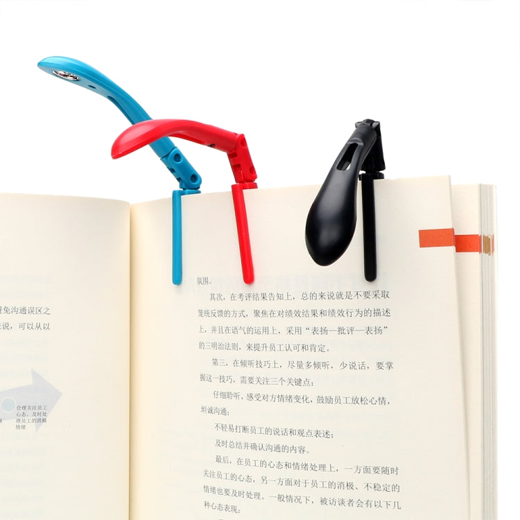 5 ชิ้นมินิป้องกันดวงตาคลิปบนหนังสือไฟพับ LED โคมไฟกลางคืน, Clip-on Book Lights