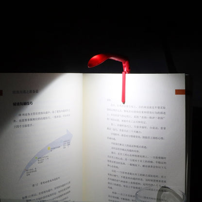 5 ชิ้นมินิป้องกันดวงตาคลิปบนหนังสือไฟพับ LED โคมไฟกลางคืน, Clip-on Book Lights