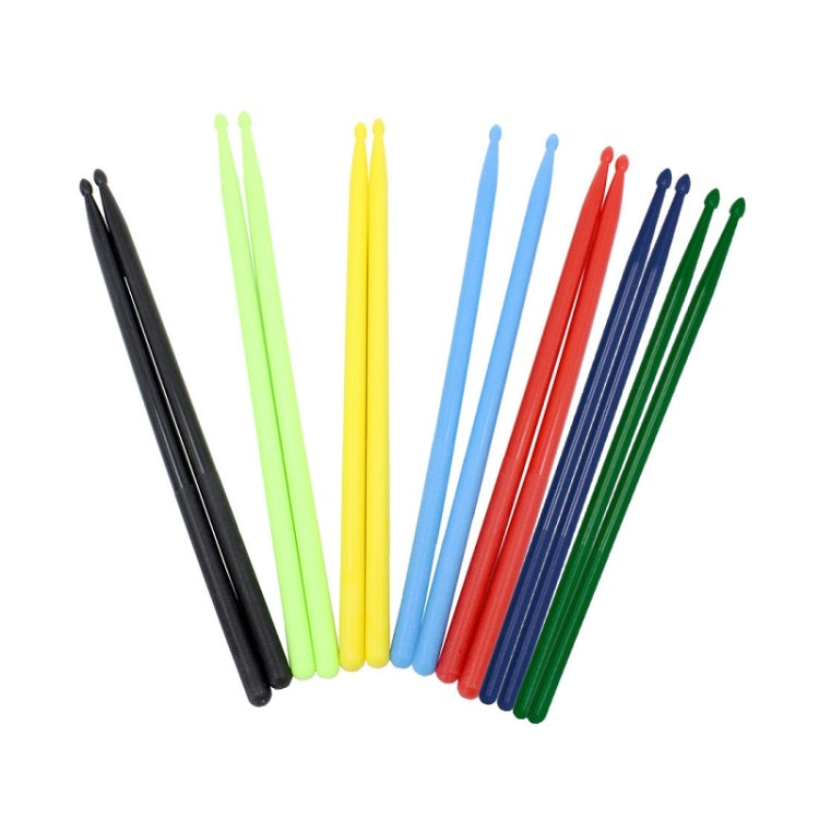 2 ชิ้น Drumsticks กลองชุดอุปกรณ์เสริมไนลอน Drumsticks, Yellow, Light Blue, Black, Light Green, Red, Navy Blue, Dark Green