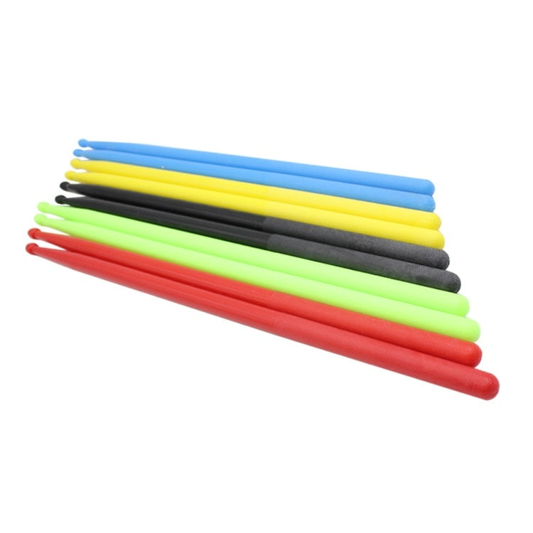 2 ชิ้น Drumsticks กลองชุดอุปกรณ์เสริมไนลอน Drumsticks, Yellow, Light Blue, Black, Light Green, Red, Navy Blue, Dark Green
