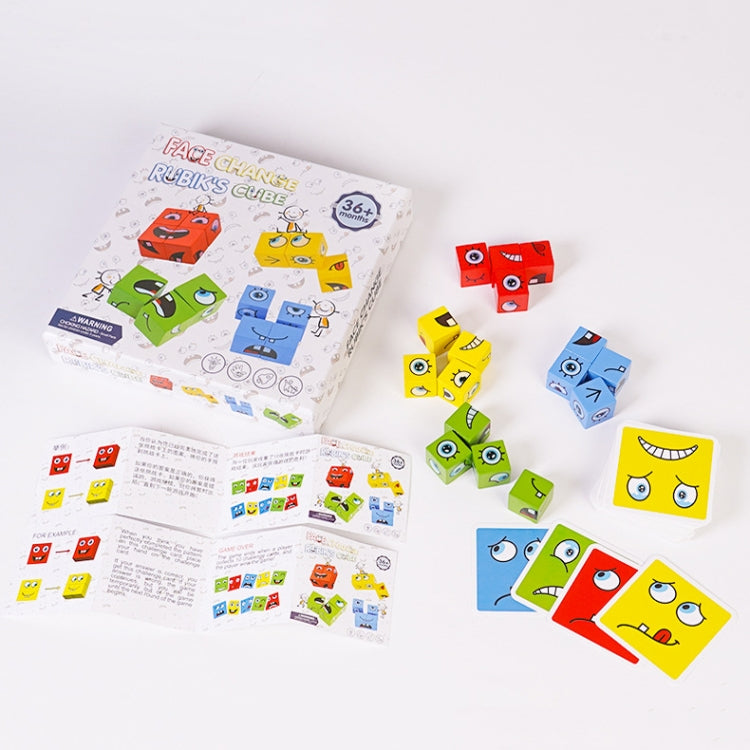 ไม้เด็กปริศนาระดับความท้าทายของเล่น Expression Thinking Training Building Block, Small