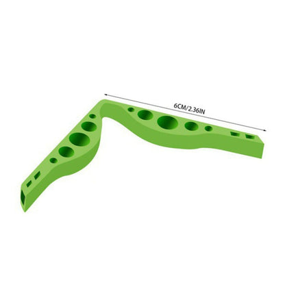 10 PCS Mask Nose Clip Bridge สวมแว่นตา Anti-Fog Sealing Silicone Strip, การจัดส่งสีแบบสุ่ม, Mask Nose Clip