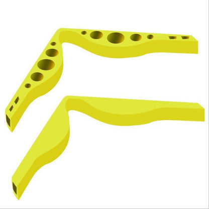 10 PCS Mask Nose Clip Bridge สวมแว่นตา Anti-Fog Sealing Silicone Strip, การจัดส่งสีแบบสุ่ม, Mask Nose Clip